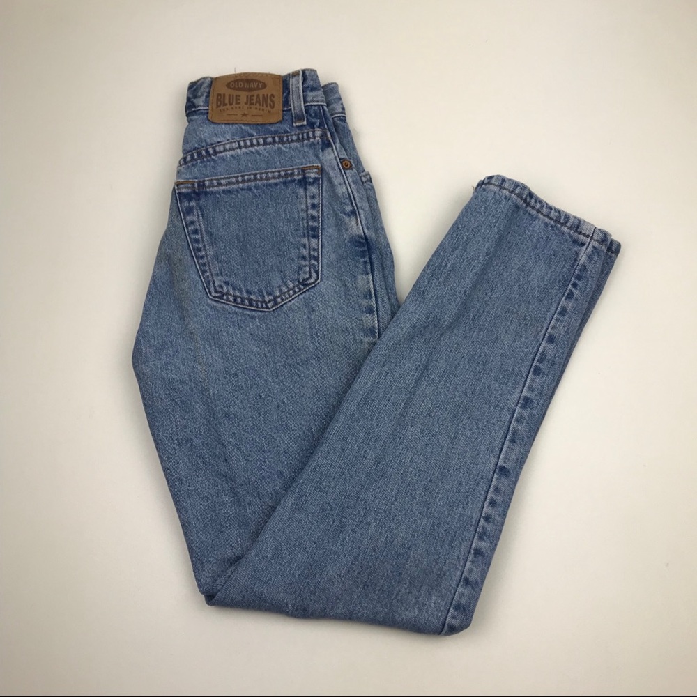 Vintage Old Navy High Waist wedgie fit Jeans Sz 24 - Picture 1 of 8